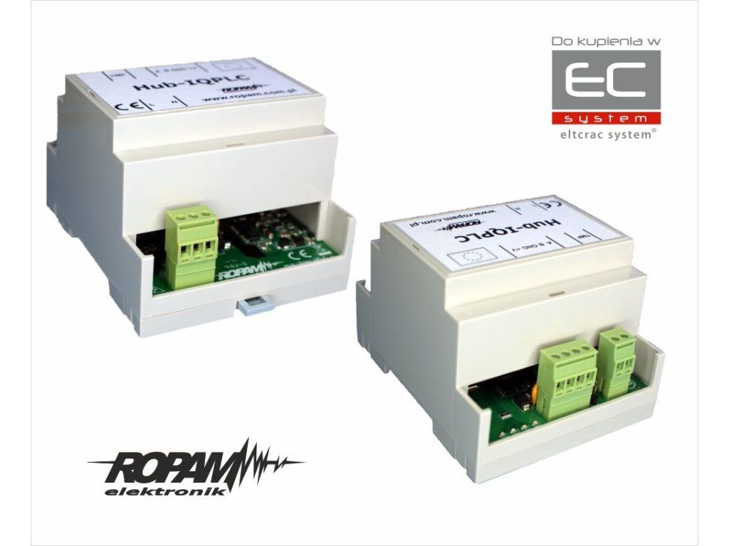 Detail produktu Systémový koncentrátor SmartPLC pre systém IQPLC Ropam HUB-IQPLC-D4M EC-14801